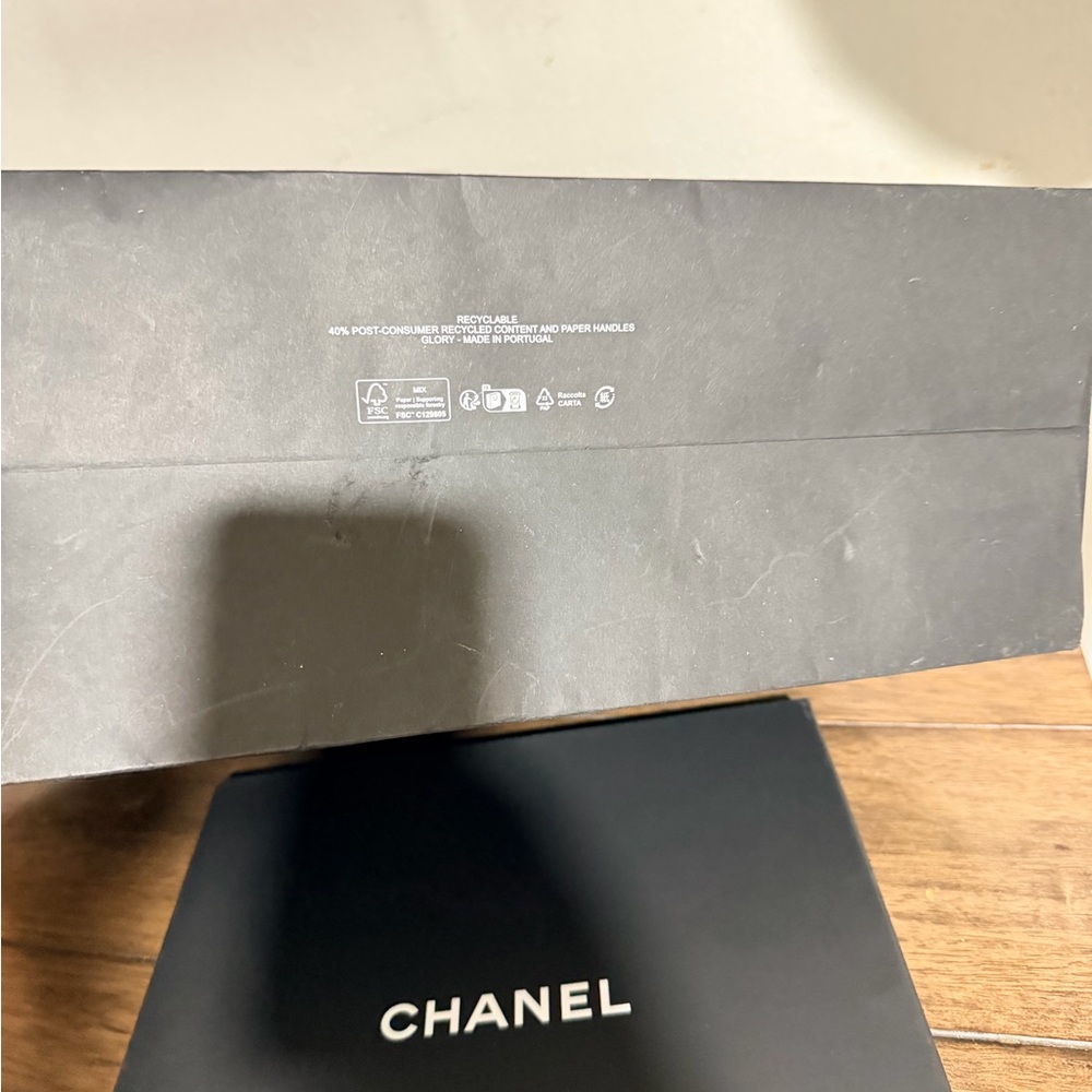 Chanel Black Shopping Bag and box - Picture 5 of 8